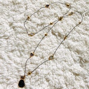 Nina Nguyen druzy necklace w/removable pendant